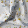 Printed Cotton YUTAPI Glacier / Muted Multicolored